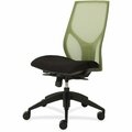 9To5 Seating Task Chair, Full Synchro, Armless, 25inx26inx39in-46in, GN/Onyx NTF1460Y300M401